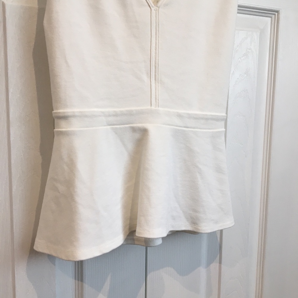 Dynamite White Peplum Top - Picture 12 of 13